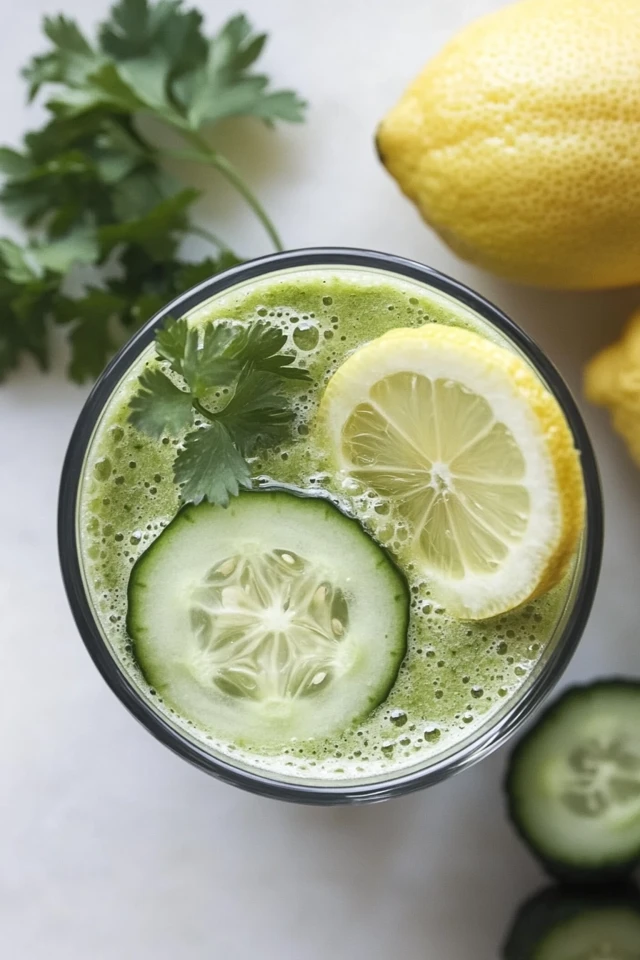 Detox Lemon Ginger Smoothie: Cleansing & Refreshing