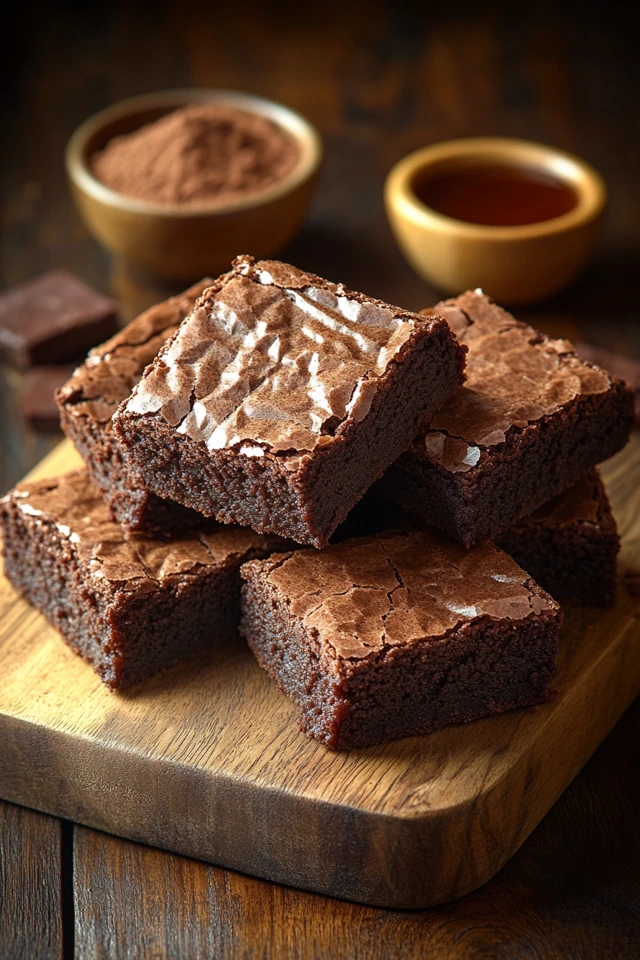 Fudgy Vegan Brownies: Rich & Chewy Chocolate Bliss