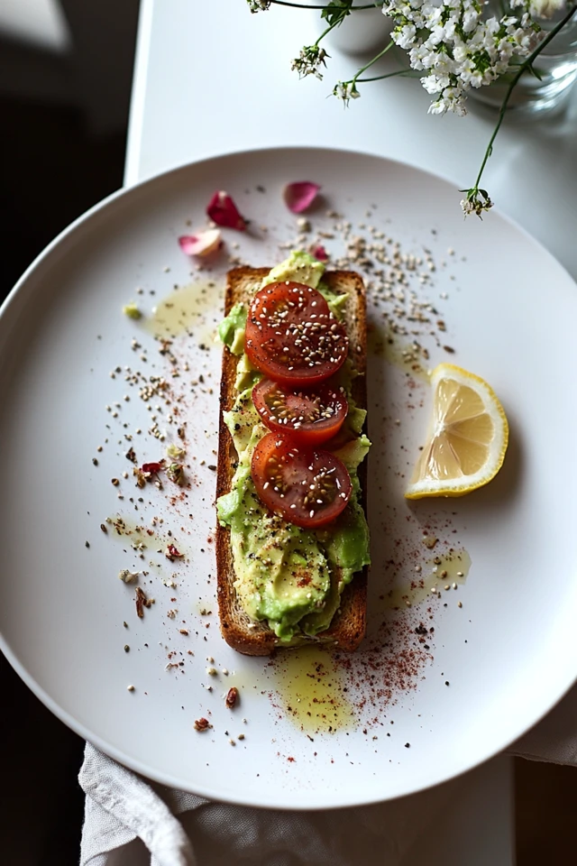 Avocado Toast with Cherry Tomatoes: Simple & Delicious