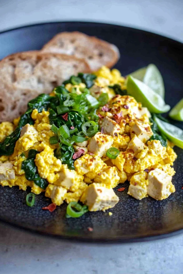 Tofu Scramble with Veggies: Savory & Protein-Rich