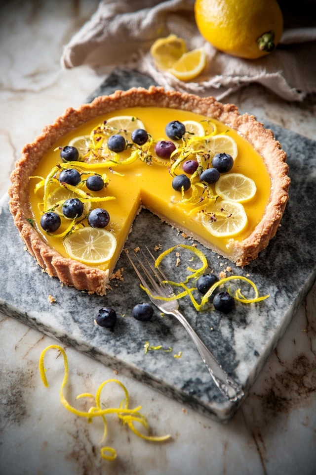 Easy Vegan Lemon Tart: Tangy & Sweet Perfection