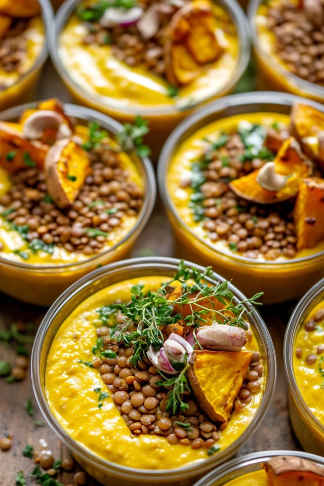 Lentil and Sweet Potato Meal Prep: Protein-Packed & Delicious