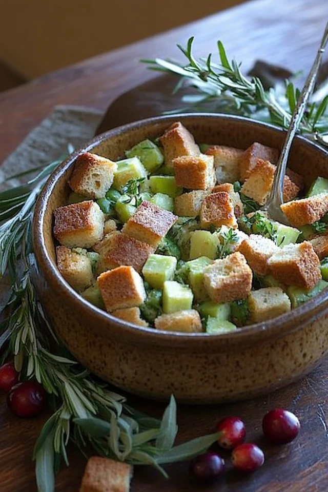 Hearty Vegan Thanksgiving Stuffing: Festive & Flavorful