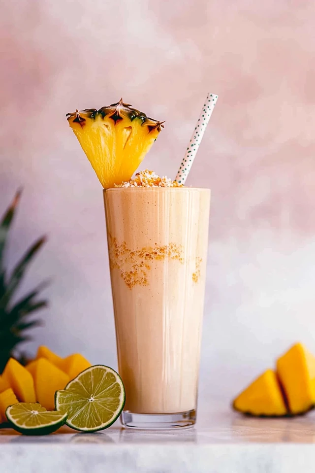 Tropical Mango Coconut Smoothie: Refreshingly Sweet