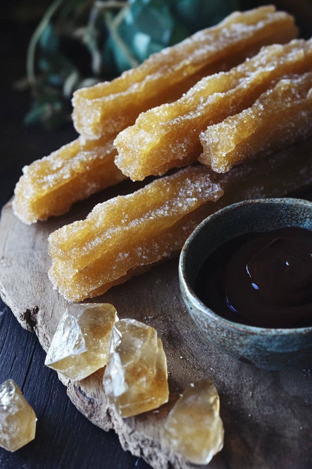 Vegan Churros with Chocolate Dipping Sauce