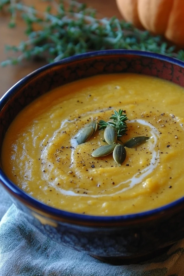 Vegan Roasted Butternut Squash Soup with Coconut Milk