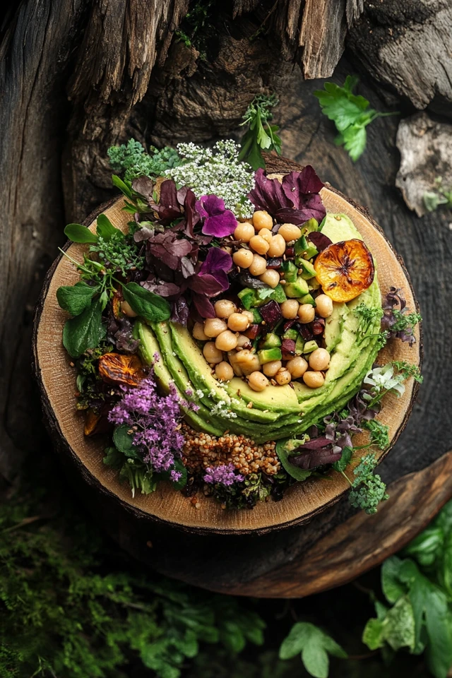 Vegan Quinoa Buddha Bowl with Tahini Dressing