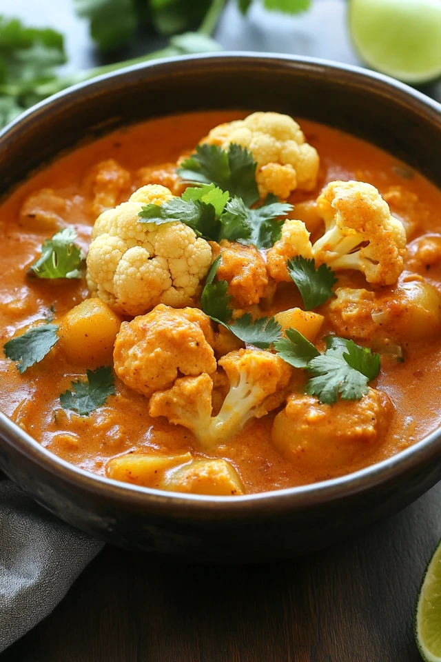 Hearty Vegan Cauliflower & Potato Curry for Easy Meal Prep