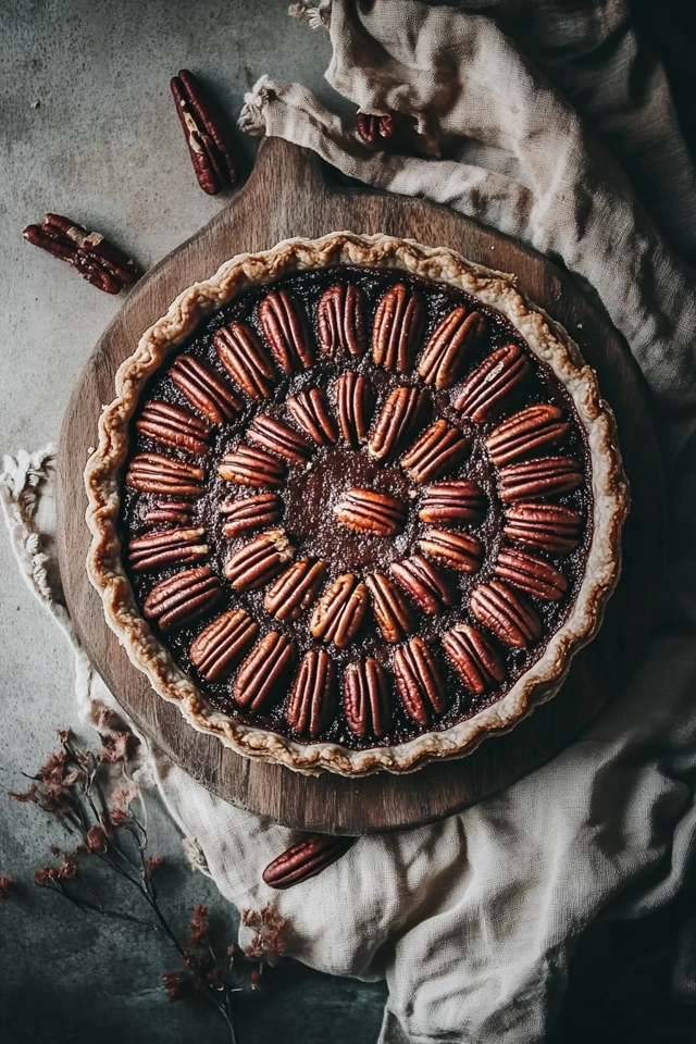 Vegan Pecan Pie with a Gluten-Free Crust and Coconut Sugar